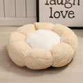 PAWS ASIA Suppliers Wholesale Novelty Fluffy Cotton Outdoor Large Round Easy Clean Deluxe Cushion Bed Pet Dog Cat