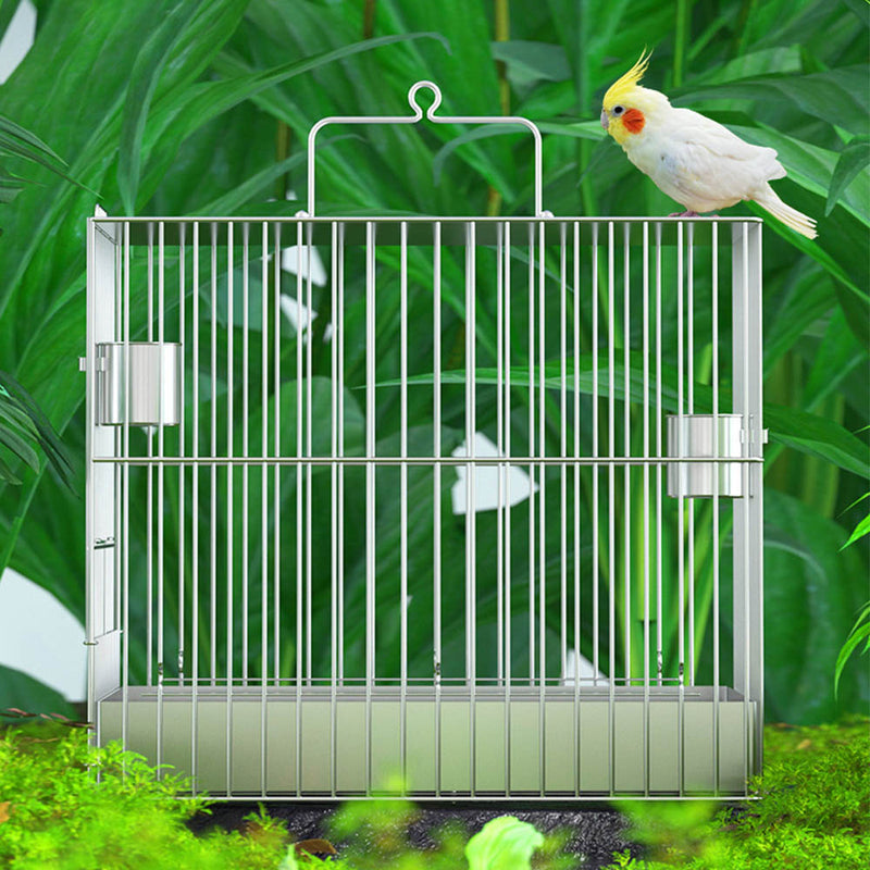 PAWS ASIA Suppliers Stainless Steel Wire Canary Breeding Small Bird Cage With Tray