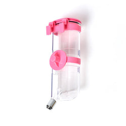 PAWS ASIA Shopee High Quality Travel Outdoor 500ML Plastic Pet Water Bottle Attached To Pet Cage