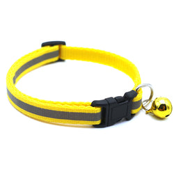 PAWS ASIA Suppliers Low Price  Customizable Bulk Reflective Cute Bell Plain Dog Collar Cat