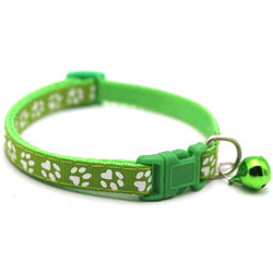 PAWS ASIA Wholesale Pet Supplies Cheap Fashion Adjustable Safety Release Dog Cat Collar With Bell