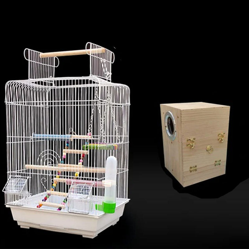 PAWS ASIA Chinese Manufacturer Hot Sale Metal Luxury Hanging Breeding Cage Love Birds With Plastic Trays