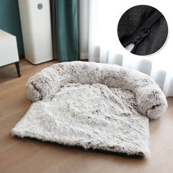 PAWS ASIA Wholesale New Large Luxury Washable Long Plush Super Soft Sofa Dog Bed Pet Carpet