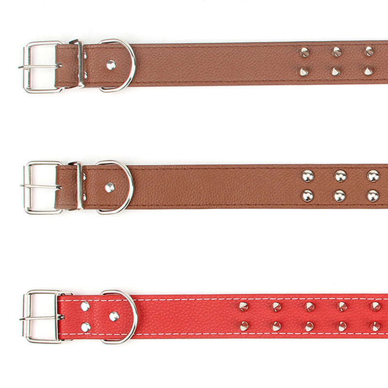 PAWS ASIA Suppliers Custom Personalized Pu Leather Metal Studded Dog Collar With Spikes