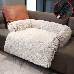 PAWS ASIA Wholesale New Large Luxury Washable Long Plush Super Soft Sofa Dog Bed Pet Carpet