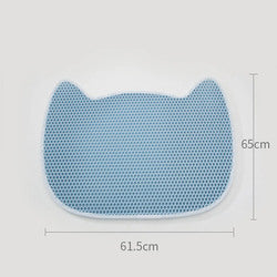 PAWS ASIA Suppliers High Quality EVA Double Layer Scratching Cat Litter Mat Trapper Pet Feeder Pad With Anti Slip Bottom