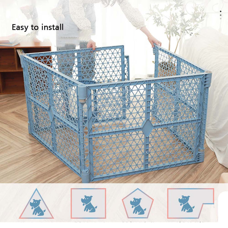 PAWS ASIA Factory Plastic Foldable Clear Open Small Dog Playpen Exercise Pet Fence