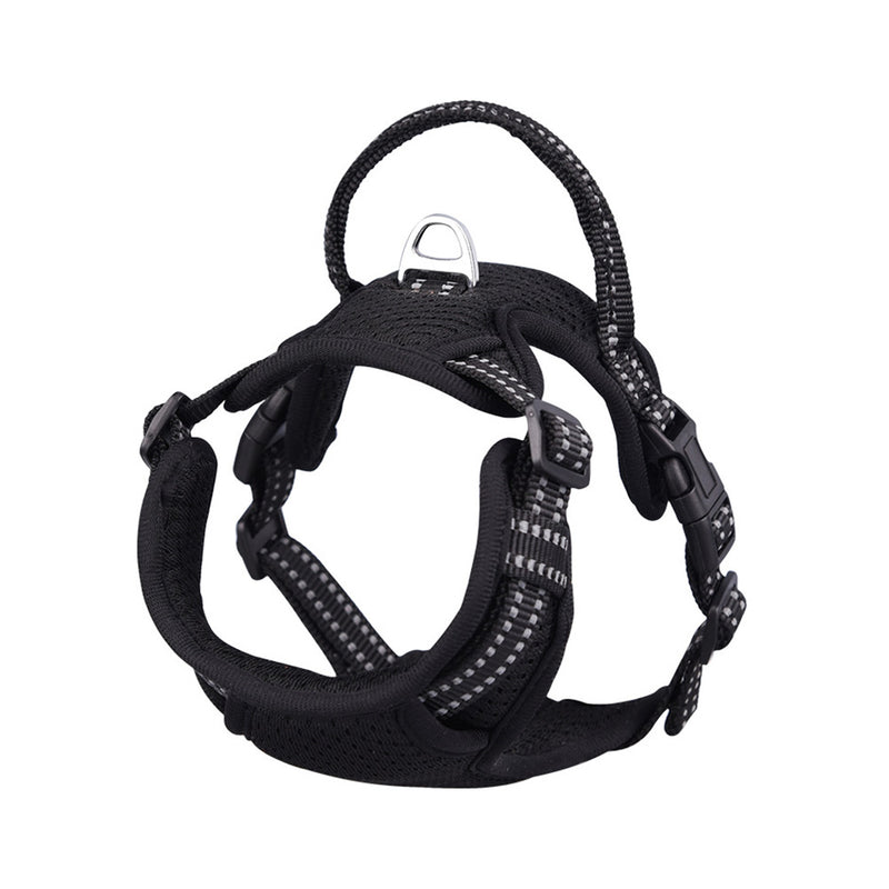 PAWS ASIA Factory Breathable Mesh Reflective Luxury Dog Leash Harness Vest With Handle