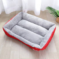 PAWS ASIA Factory Direct Sale Pet Fashion Outdoor Square Bed For Large Dogs Cat With Claw Print