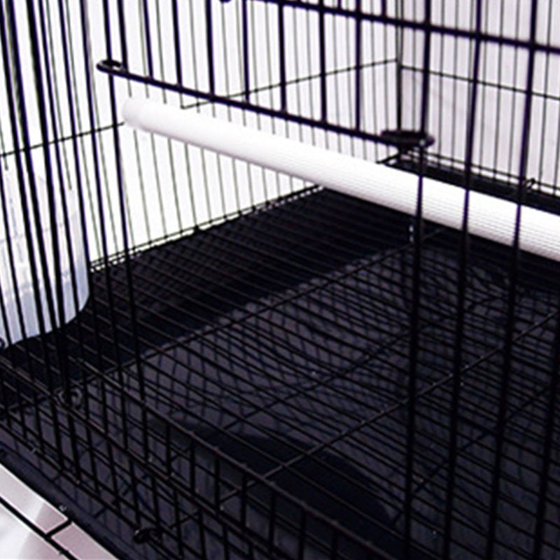 PAWS ASIA Suppliers Best Sell Pet House For Sale Wire Mesh Metal Square Small Bird Cages With Bowl