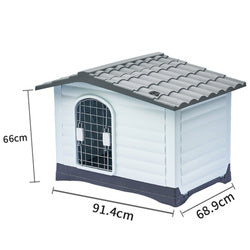 PAWS ASIA Factory European Style Cheap Outdoor Plastic Medium Kennels Small Dog House