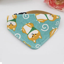 PAWS ASIA Shopee New Cheap Fancy Stylish Colorful Patterns Cute Personalized Cat Bandana Collar