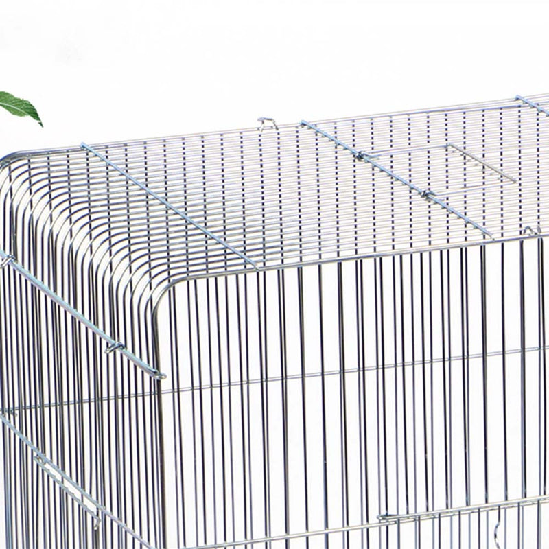 PAWS ASIA Manufacturers Cheap Galvanized Wire Large Love Bird Cage With Two Breeding Door