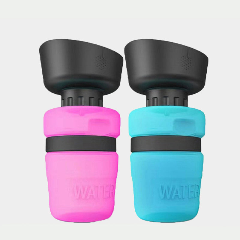 PAWS ASIA Wholesale New Silicone Travel Foldable Portable Outdoor Dog Water Bottle 520ml