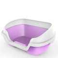 PAWS ASIA Suppliers Wholesale Plastic Many Colors Large Portable Cat Litter Box Pet Toilet