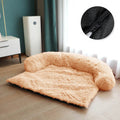 PAWS ASIA Wholesale New Large Luxury Washable Long Plush Super Soft Sofa Dog Bed Pet Carpet