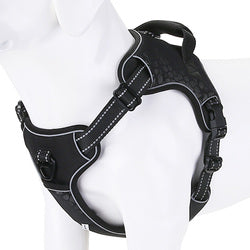 PAWS ASIA Manufacturers New Luxury Cool Reflective Adjustable Heavy Duty Large Dog Harness