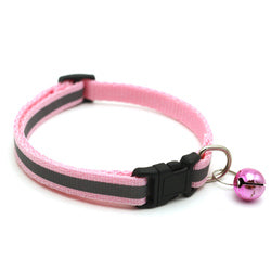 PAWS ASIA Suppliers Low Price  Customizable Bulk Reflective Cute Bell Plain Dog Collar Cat