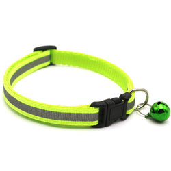 PAWS ASIA Suppliers Low Price  Customizable Bulk Reflective Cute Bell Plain Dog Collar Cat