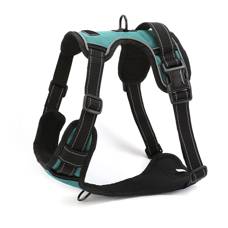 PAWS ASIA Wholesale Luxury Reflective Dog Leash Vest Harness Set With Easy Control Handle