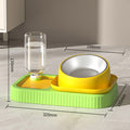 PAWS ASIA Suppliers Plastic Multifunctional Detachable Elevated Automatic Water Cat Bowl Dog Slow Feeder