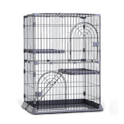 PAWS ASIA China Manufacturers Cheap Indoor Outdoor Steel Large Pet Cat Cage Carrier 3 Layer For Sale