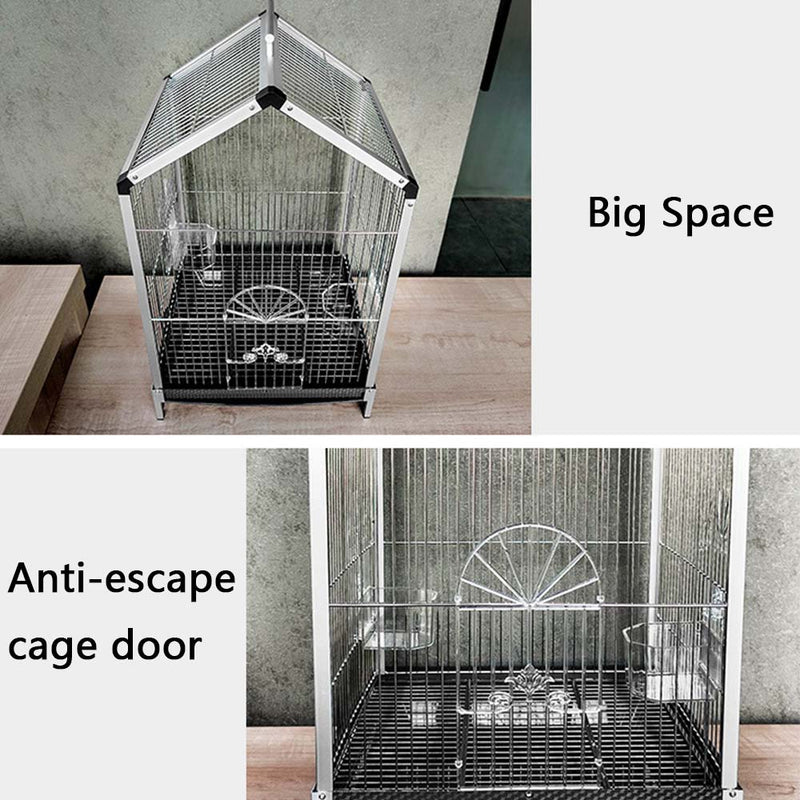 PAWS ASIA Factory Wholesale European Style Luxury Aluminium Finches Vintage Bird Cage With Tray