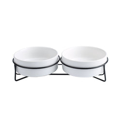 PAWS ASIA Manufacturers Ceramic Protect Cervical Double Elevated Cat Bowl Sets Dog Feeding