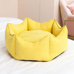 PAWS ASIA Ebay Best Sell Princess Style Comfortable Eco Friendly Fluffy Couch Dog Bed Cat