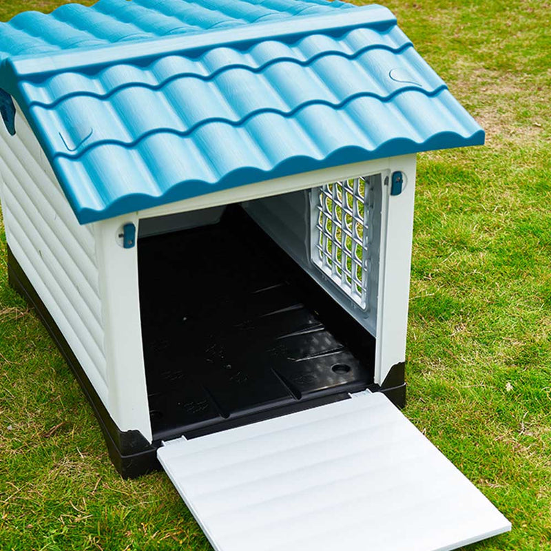 PAWS ASIA Factory European Style Cheap Outdoor Plastic Medium Kennels Small Dog House