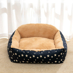 PAWS ASIA Manufacturers Direct Sale Newest Pet Sofa Style Padded Medium Washable Cozy Square Dog Bed Cat