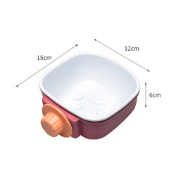 PAWS ASIA Factory Direct Sale Travel Anti Choking Slow Eating Hanging Pet Bowl Dog Cat