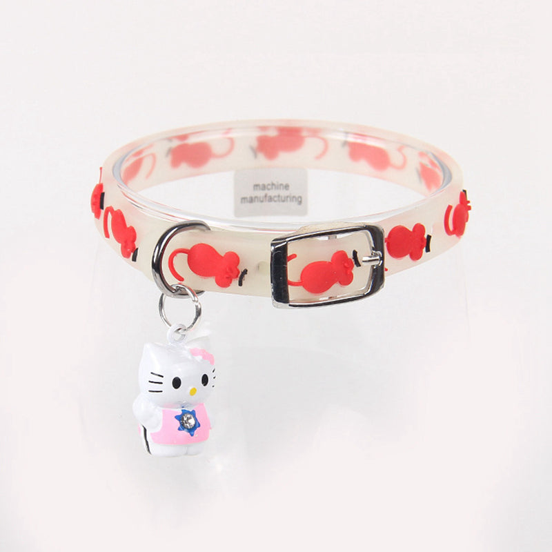 PAWS ASIA Manufacturers 2021 AliExpress Popular Cute Personalized Security Luminous Soft Luxury Cat Collar With Bells