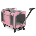 PAWS ASIA Wholesale Multifunctional Outdoor Collapsible Pet Trolley Case Cat Carrier Dog Bags With Wheels