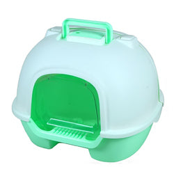 PAWS ASIA Manufacturers Eco Friendly Super Large Closed Splash Proof Cat Toilet With Cat Sand Shovel