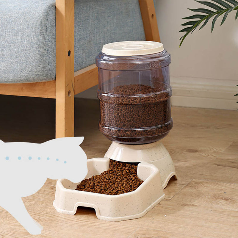 PAWS ASIA Manufacturers Large Capacity Plastic Automatic Storage Food Water Dog Bowl Cat 3.8L