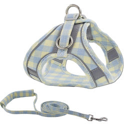 PAWS ASIA Wholesale Price Soft Cotton Reflective Stylish Pet  Cat Dog Harness With Leash