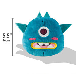 PAWS ASIA Suppliers New Cute Blue Monster Durable Plush Interactive Squeaky Electric Toys Dog