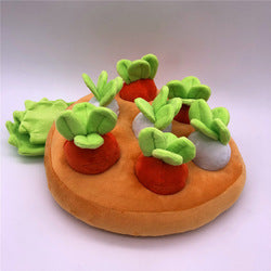 PAWS ASIA Suppliers Halloween Plush Interactive Chew Carrot Puzzle Dog Toy Set