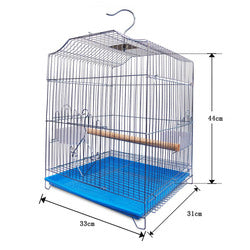 PAWS ASIA Manufacturer Galvanized Wire Economical Outdoor Hanging Bird Travel Cage
