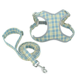 PAWS ASIA Manufacturers Cute Cheap Cotton Reflective Adjustable Dog Harness And Leash