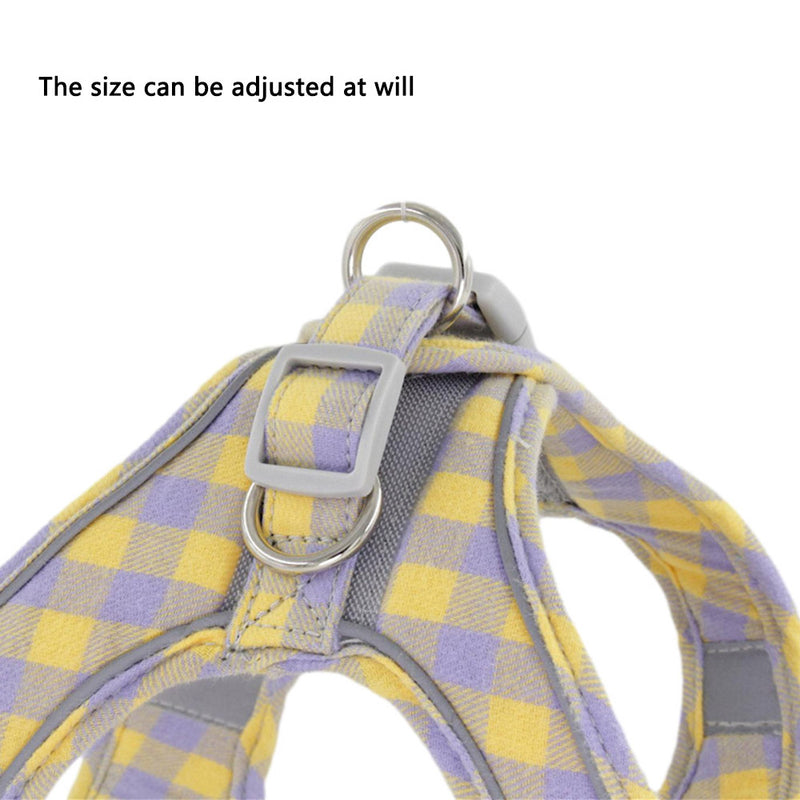 PAWS ASIA Wholesale Price Soft Cotton Reflective Stylish Pet  Cat Dog Harness With Leash