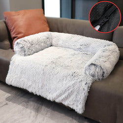 PAWS ASIA Wholesale New Large Luxury Washable Long Plush Super Soft Sofa Dog Bed Pet Carpet