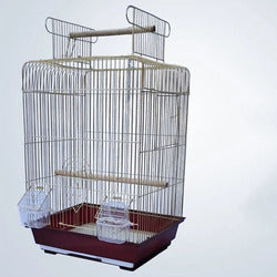 PAWS ASIA Chinese Manufacturer Hot Sale Metal Luxury Hanging Breeding Cage Love Birds With Plastic Trays