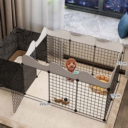 PAWS ASIA Suppliers Metal Small Freely Combined Dog Fence For Pet Isolation Cat Barrier Kennel