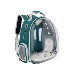 PAWS ASIA Wholesale Fashion Hiking  Portable Transparent Clear Pet Carrier Cat Backpack Dog