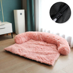 PAWS ASIA Wholesale New Large Luxury Washable Long Plush Super Soft Sofa Dog Bed Pet Carpet