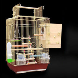 PAWS ASIA Chinese Manufacturer Hot Sale Metal Luxury Hanging Breeding Cage Love Birds With Plastic Trays