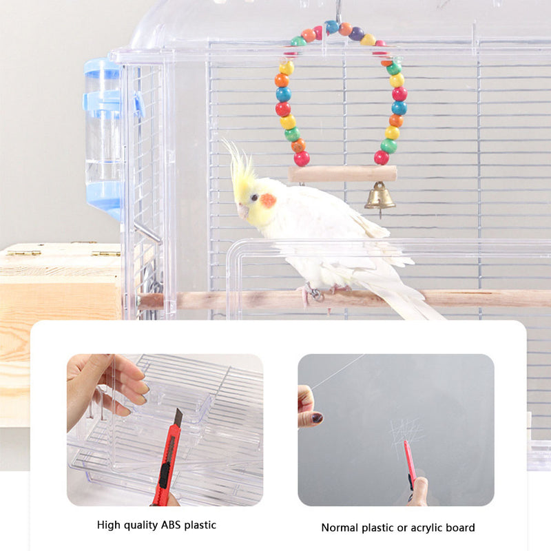 PAWS ASIA Manufacturers Display Luxury Transparent Acrylic Breeding Love Bird Cage