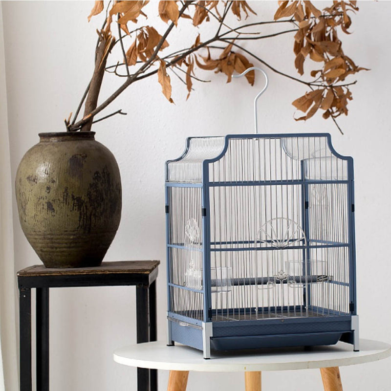 PAWS ASIA Manufacturers Stainless Steel Wire Gold Big Fancy Bird Cage Canary Aviary For Sale